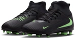 NIKE Jr. Phantom 6 Club FG/MG Fu&szlig;ballschuhe Kinder 001 - black/illusion green-black