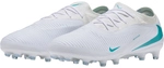 NIKE Phantom 6 Pro AG-Pro Fu&szlig;ballschuhe Herren 100 - white/dusty cactus-white 44.5