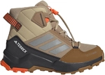 adidas TERREX AX4R Climawarm+ Mid-Top Wanderschuhe Kinder JS2922 - cardboard/matte