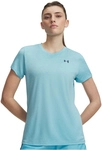 UNDER ARMOUR Tech Twist T-Shirt Damen 481 - fresco blue/blackout navy M