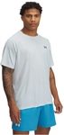 UNDER ARMOUR Tech Strukturiertes Trainingsshirt Herren 023 - distant gray/black XL