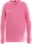 CRAFT Squad Go Solid langarm Trikot Kinder 1471 - pop 122/128