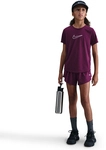 NIKE One Dri-FIT kurzarm Trainingsshirt M&auml;dchen 610 - bordeaux/white S (128-137 cm)