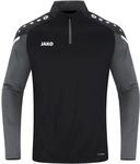 JAKO Performance Ziptop Kinder schwarz/anthra light 128