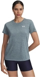 UNDER ARMOUR Tech Twist T-Shirt Damen 587 - jasper blue/white M