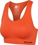 Hummel 210490-5022, hummel hmlTIF Seamless Sport-BH Damen 5022 - tangerine tango XS