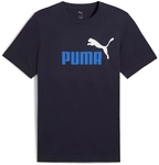 PUMA Essentials 2 Color No. 1 Logo T-Shirt Herren 16 - new navy S