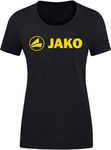 JAKO Promo T-Shirt Damen schwarz meliert/citro 36