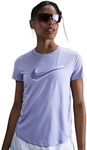NIKE One Swoosh Dri-FIT kurzarm Laufshirt Damen 533 - lilac ice L