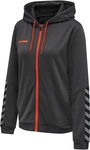 hummel Authentic Polyester Kapuzenjacke Damen asphalt XS