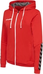 hummel Authentic Polyester Kapuzenjacke Damen true red XS
