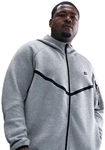 NIKE Tech Fleece Windrunner Kapuzenjacke 063 - dk grey heather/black S