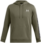 UNDER ARMOUR Icon Fleece Taping Hoodie Herren 390 - marine od green/white M