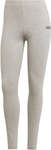 adidas Essentials Linear Baumwoll Leggings Damen JD3151 - medium grey heather/black