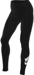 NIKE Sportswear Essential Leggings Damen 010 - black/white M