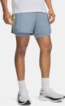 Under Armour 1382640-448, UNDER ARMOUR Launch 5'' 2in1 Laufshorts Herren 448 - blue