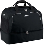 JAKO Classico Sporttasche mit Bodenfach schwarz Bambini (25 Liter)
