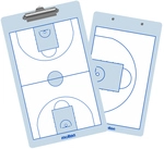 molten Taktikboard Basketball beidseitig