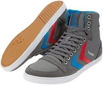 hummel Slimmer Stadil High-Top Sneaker castlerock/ribbonred/bril blue 37