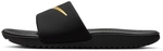 NIKE Kawa Slides Badelatschen Kinder 003 - black/metallic gold 28