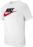 NIKE Sportswear T-Shirt Herren white/black/red S