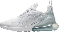 Nike 943345-103, NIKE Air Max 270 Sneaker Jungen 103 - white/white-metallic silver 40