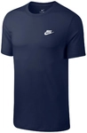 NIKE Sportswear Freizeit T-Shirt Herren 410 - midnight navy/white XXL