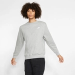 NIKE Sportswear Club Fleece Crew Sweatshirt Herren dk grey heather/white XL