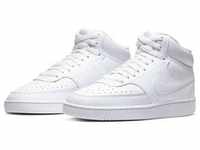 NIKE Court Vision Mid-Top Sneaker Damen white/white-white 38.5