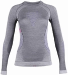 UYN Fusyon Winter langarm Funktionsshirt Damen anthrazit/purple/pink XS