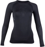 UYN Fusyon Winter langarm Funktionsshirt Damen black/anthrazit/anthrazit XS