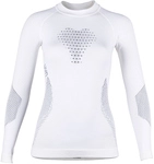 UYN Fusyon Winter langarm Funktionsshirt Damen snow white/anthrazit/grey L/XL