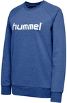 hummel GO Baumwoll Logo Sweatshirt Damen true blue M