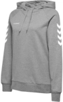 hummel GO Baumwoll Hoodie Damen grey melange M