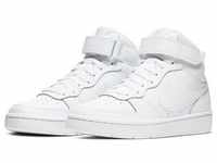 NIKE Court Borough Mid 2 Sneaker Kinder white/white-white 36.5