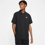 NIKE Sportswear Poloshirt Herren black/white M