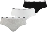 3er Pack PUMA Hipster Damen white / grey / black S
