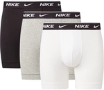 3er Pack NIKE Boxershorts Briefs Herren MP1 - white/grey heather/black XL