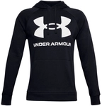 UNDER ARMOUR Rival Fleece Big Logo Hoodie Herren 001 - black/onyx white M