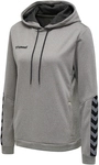 hummel Authentic Polyester Hoodie Damen grey melange XS