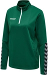 hummel Authentic 1/2-Zip Sweatshirt Damen evergreen XS