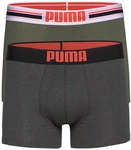 2er Pack PUMA Placed Logo Boxershorts Limited Edition army green S