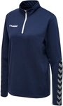 hummel Authentic 1/2-Zip Sweatshirt Damen marine XS
