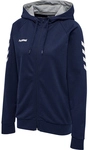 hummel GO Baumwoll Kapuzenjacke Damen india ink XS