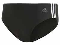 adidas Fit 3-Streifen Badehose schwarz/weiß 4 (S)