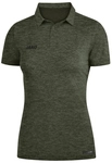 JAKO Premium Poloshirt khaki meliert 34 (Damen)