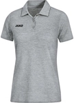 JAKO Base Poloshirt Damen hellgrau meliert 36