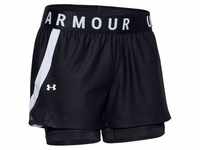 UNDER ARMOUR Play Up 2in1 Shorts Damen 001 - black/black/white S