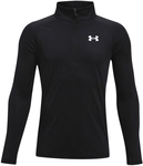 UNDER ARMOUR Tech 2.0 1/2-Zip langarm Sportshirt Jungen 001 - black/white L (149-160