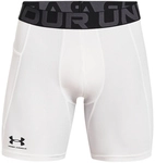 UNDER ARMOUR HeatGear Armour Kompressionsshorts Herren 100 - white/black L